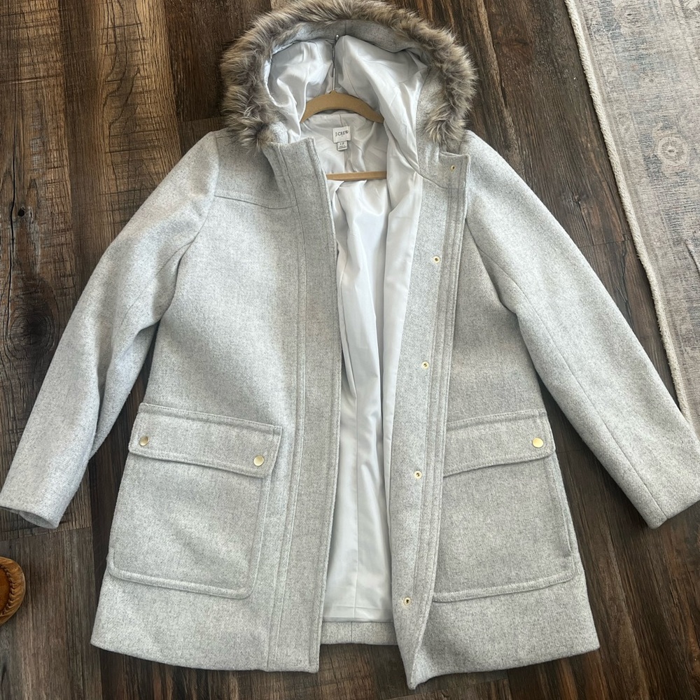 J.Crew Women's Grey Coat